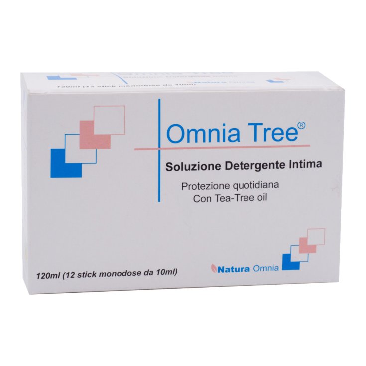 Omnia Tree Intimate Cleansing Solution 12 Stick Pack Single-dose