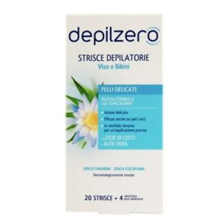 DEPILZERO FACE-BIKINI STRIPES 20 P