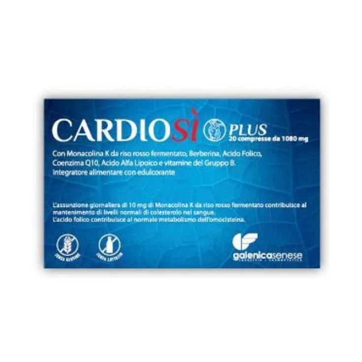 Galenica Senese Cardiosì Plus Food Supplement 20 Tablets