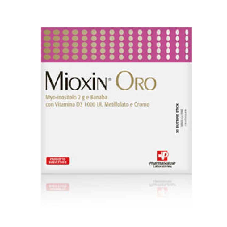 Pharmasuisse Laboratories Food Supplement Mioxin Oro 30 Stick Sachets