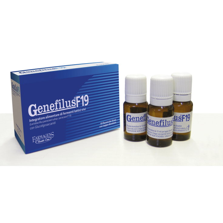 Farmagens Health Care Genefilus F19 Food Supplement 10 Vials x 10ml