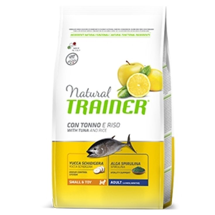 Natural Trainer Small & Toy Adult Food For Adult Dogs With Tuna And Rice 2kg