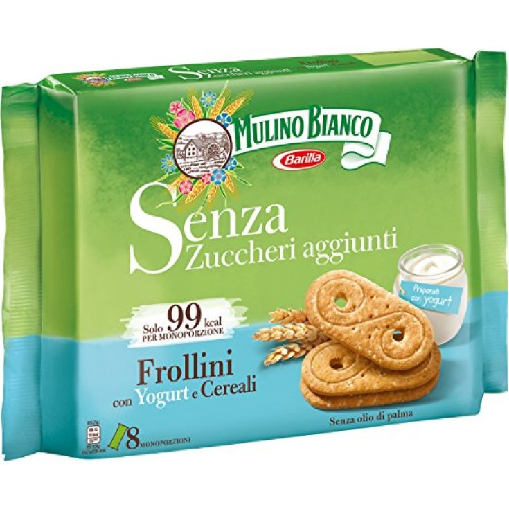 Mulino Bianco Shortbread Biscuits with Yogurt and Cereals 200g