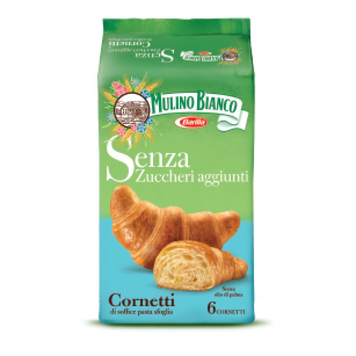 Barilla Mulino Bianco Croissants Without Added Sugar 6 Pieces