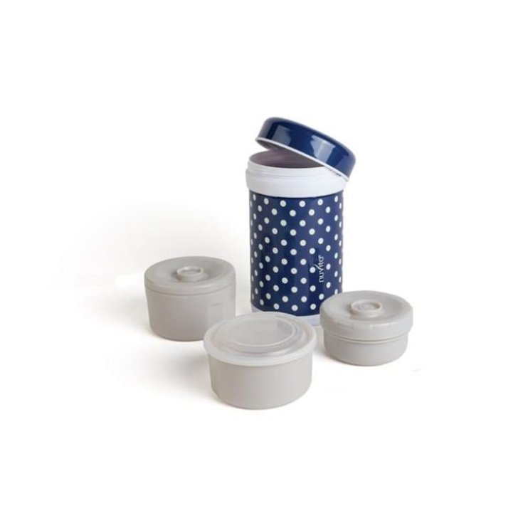 Nuvita Thermal Container In Stainless Steel 1000ml + 2 Internal Containers