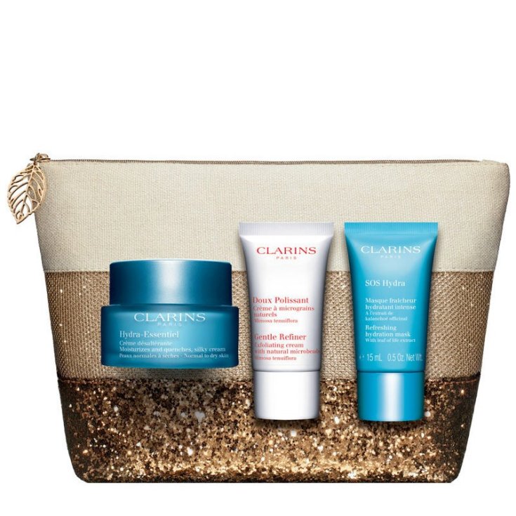 Clarins New Hydra-essentiel Collection packaging