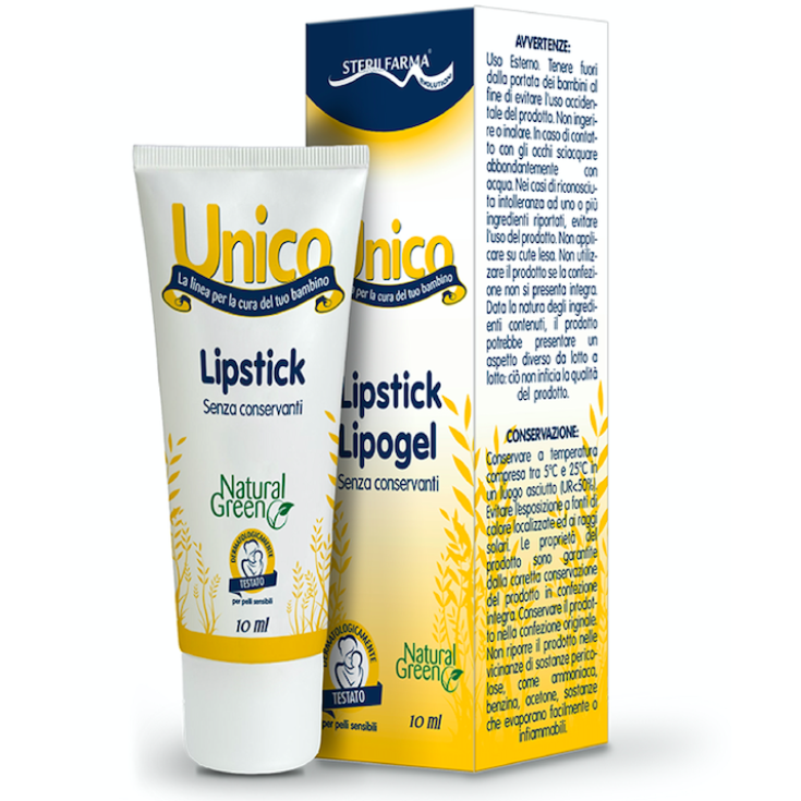 Sterilfarma® Unico Lipstick Lipogel Lip Balm Without Preservatives10ml