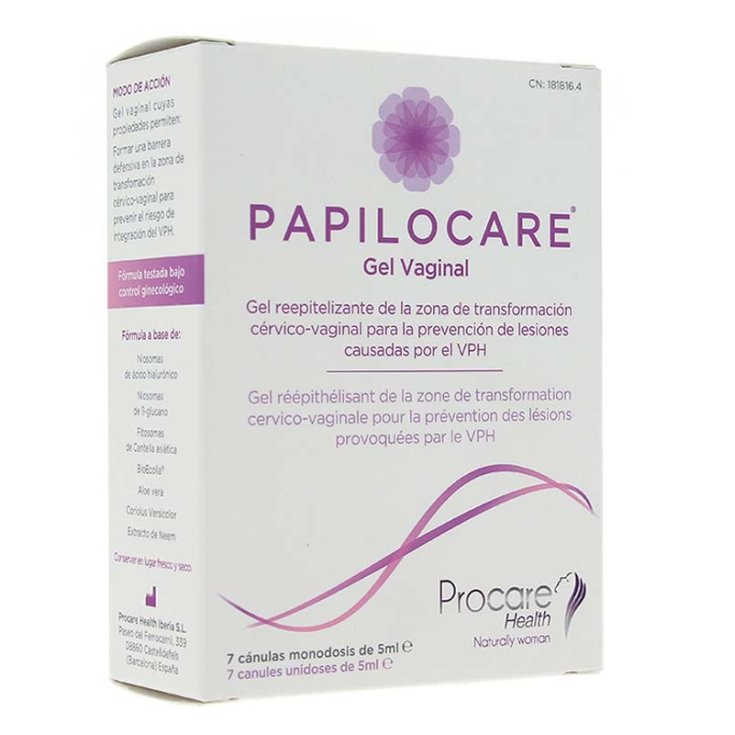 Shionogi Papilocare Vaginal Gel 7x5ml