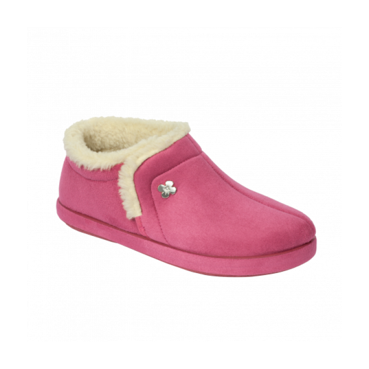 Scholl Cheia Woman Slipper Memory Cushion Footbed Pink Color Size 37