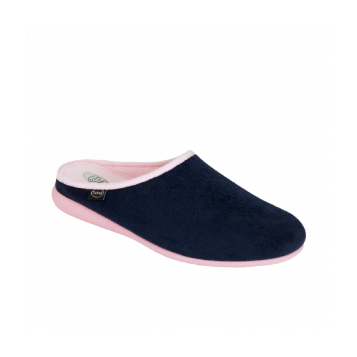 Scholl Chika Women's Slipper Memory Cushion Insole Color Navy Blue Pink Size 41