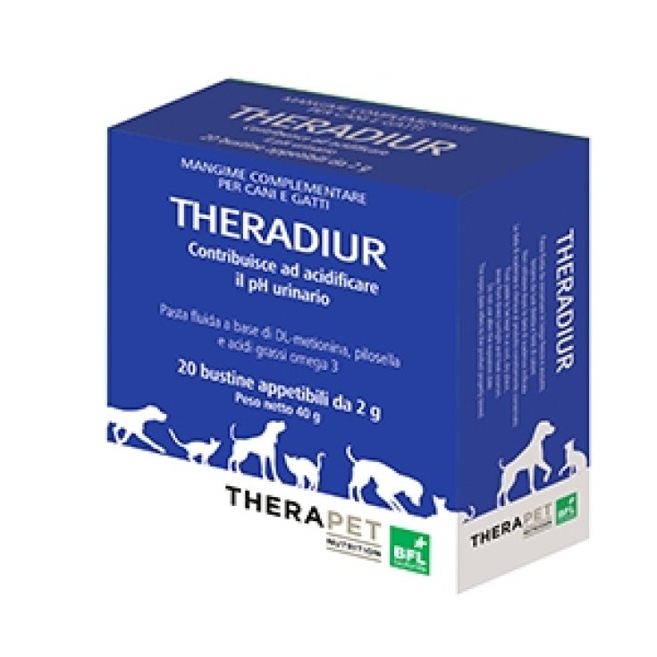 Bioforlife Therapet Nutrition TheraDiur Food Supplement For Animals 20 Sachets Of 2g
