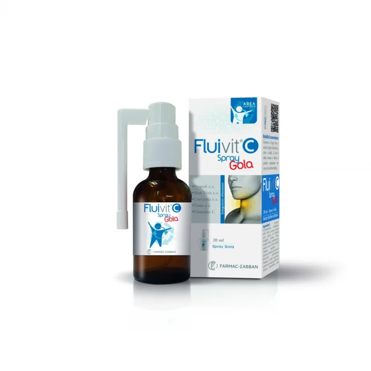 Farmac Zabban Fluivit C Throat Spray 20ml