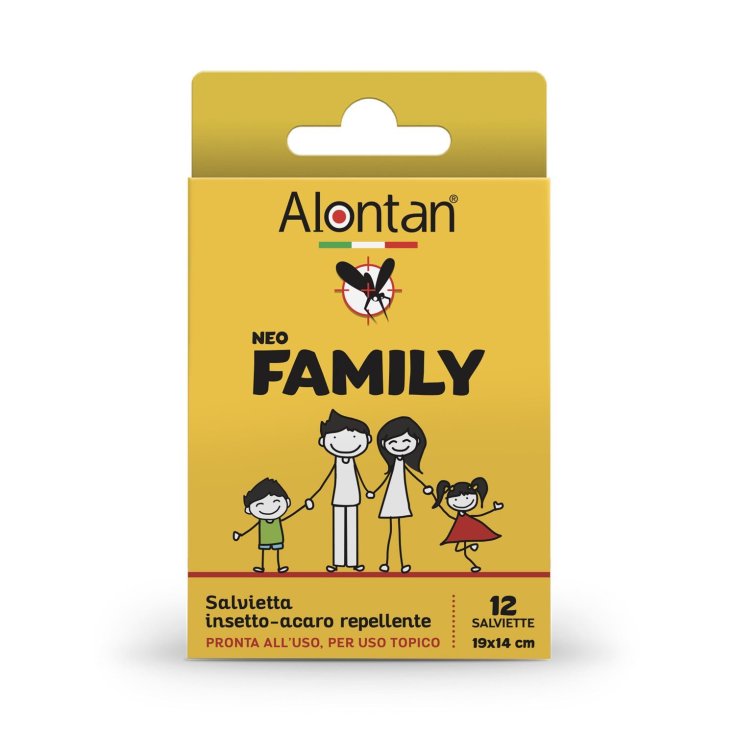 Alontan® Neo Family Insect-Mite Repellent Wipe 12 Wipes