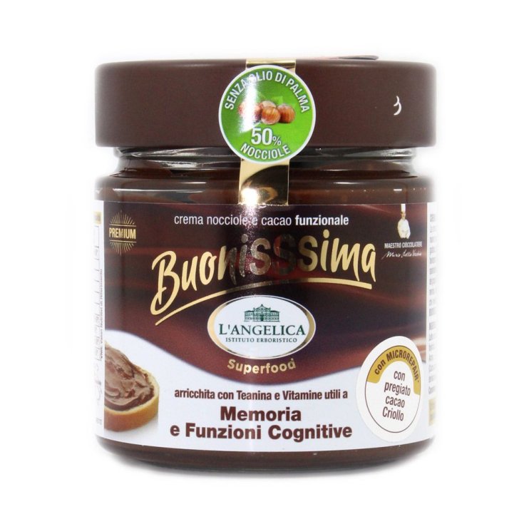 L'Angelica Buonissima Chocolate Spreadable Cream For Memory And Cognitive Functions 250g