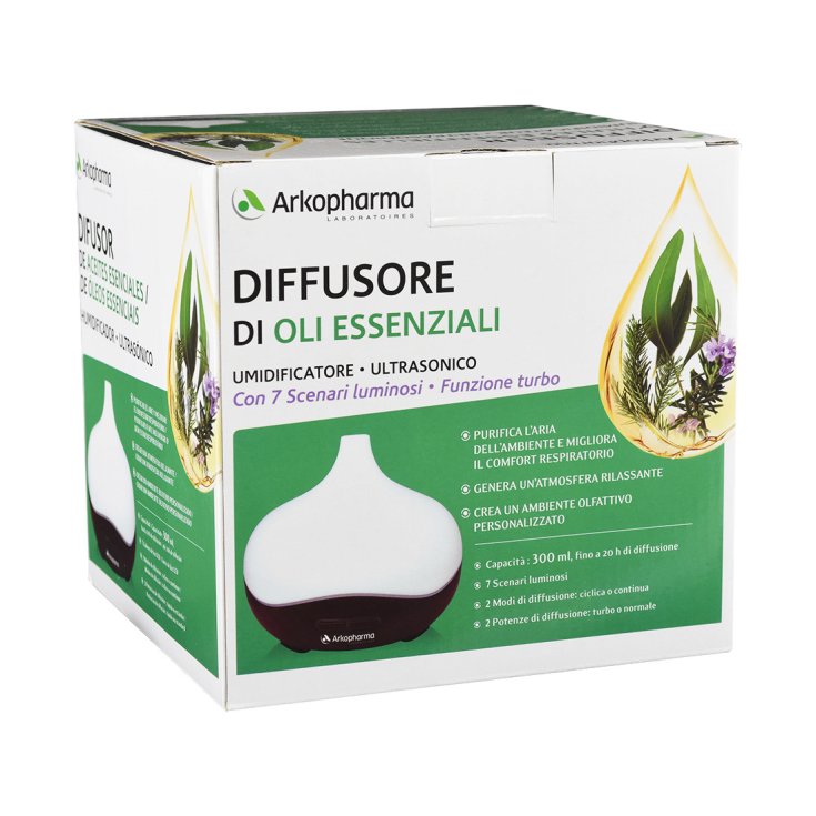 Arkofarma Essential Oils Diffuser Ultrasonic Humidifier Turbo Function