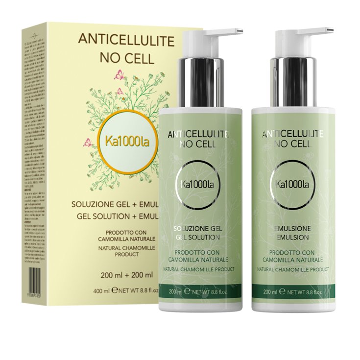 Ka1000la No Cell Anticellulite Gel Solution 200ml + Emulsion 200ml