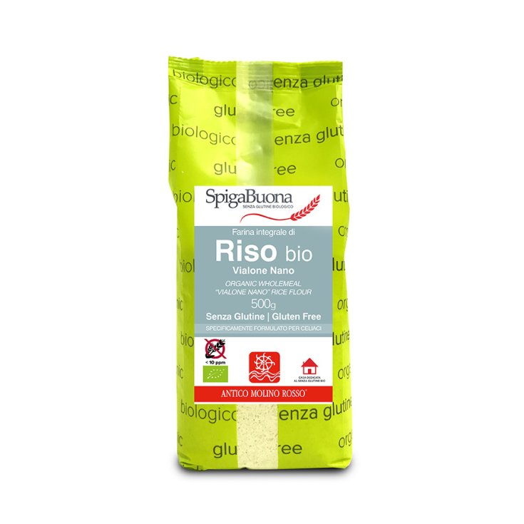 SpigaBuona Organic Whole Rice Flour Vialone Nano Gluten Free 500g