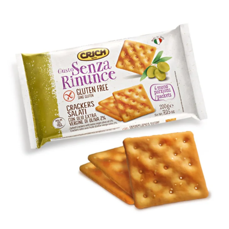 Crich Gusto Without Renounce Salty Crackers Gluten Free 200g