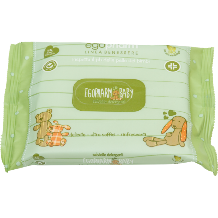 Egopharm Wellness Line Egopharm Baby Cleansing Wipes With Organic Extracts 72 Pieces