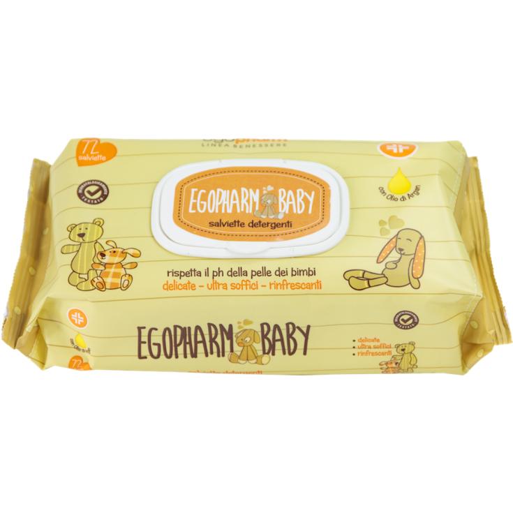 Egopharm Wellness Line Egopharm Baby Cleansing Wipes With Argan Oil 72 Pieces