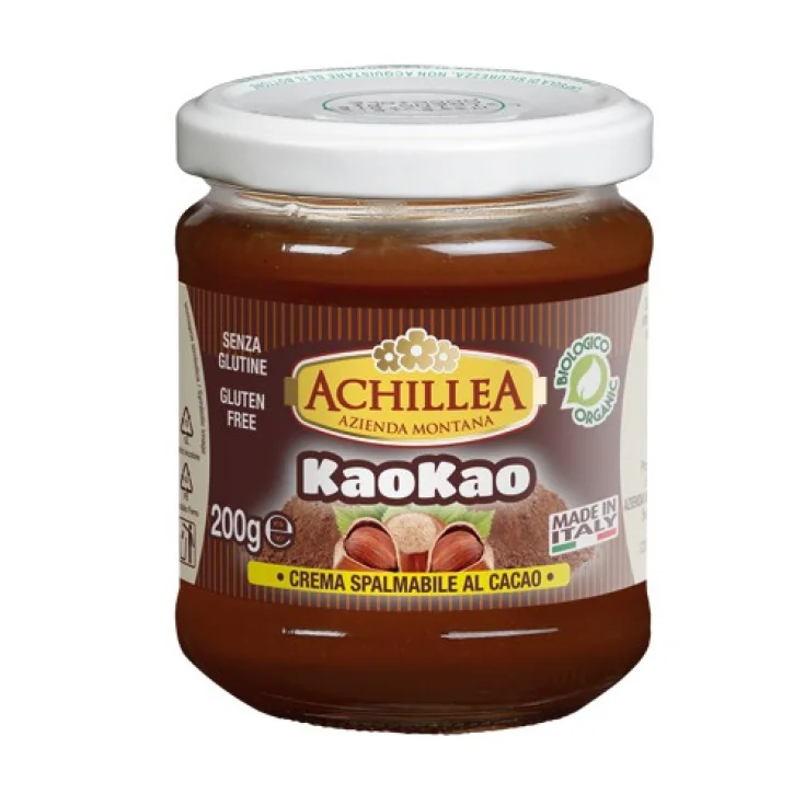 Achillea KaoKao Organic Hazelnut And Cocoa Cream 180g