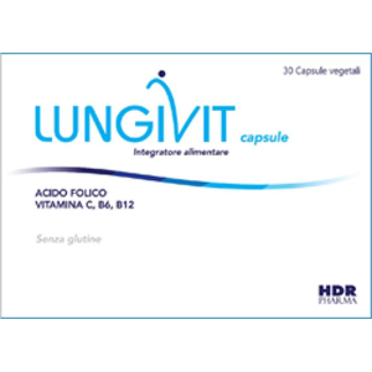 HDR Lungivit Food Supplement 30 Capsules