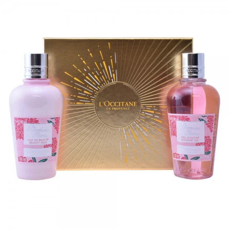 Loccitane Pivoine Flora Shower Gel 250ml Set 2 Parts 2018
