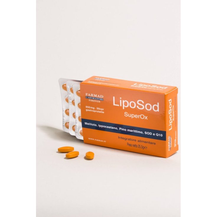 Farmad Laboratori Liposod Food Supplement 30 Tablets 850mg