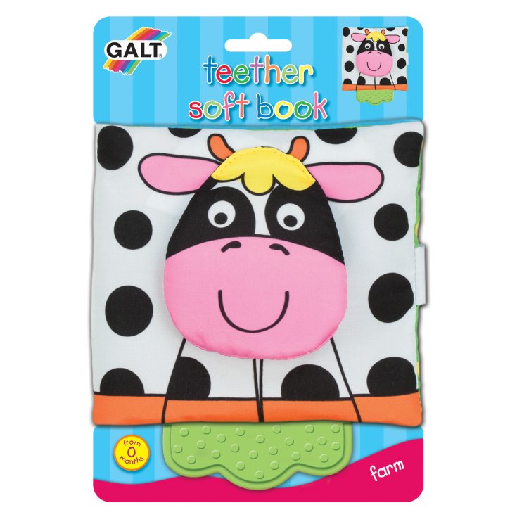 Galt Soft Book Fabric Booklets Cow Design 1 Piece