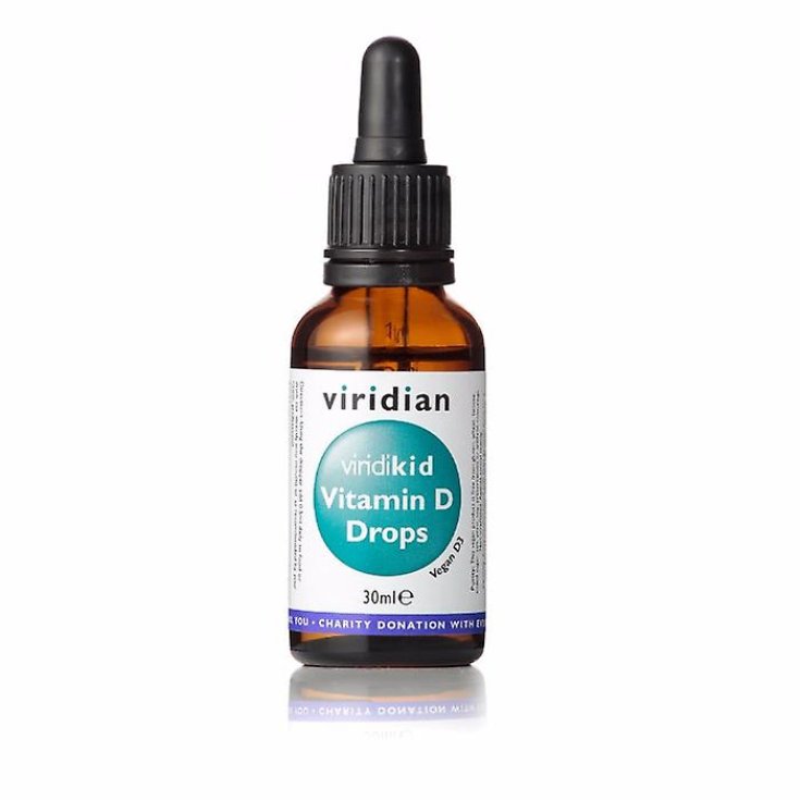 Viridian Vitamin D3 400iu Drops Food Supplement 30ml