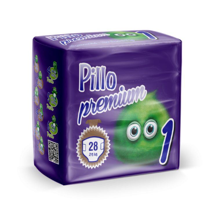 Pillo Premium New Born Diapers 28 Pieces