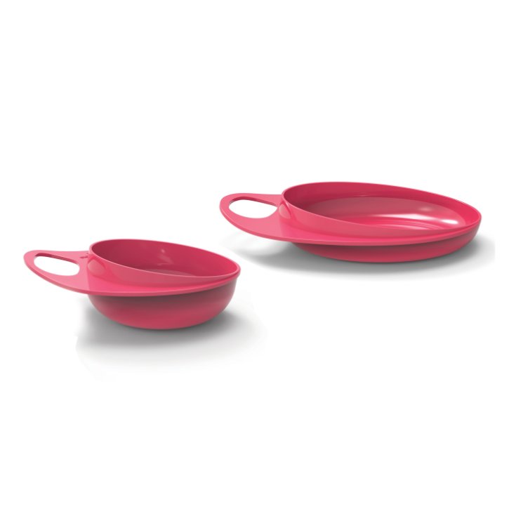 Nuvita Easy Eating Children's Bowl Pink Color 1 Piece