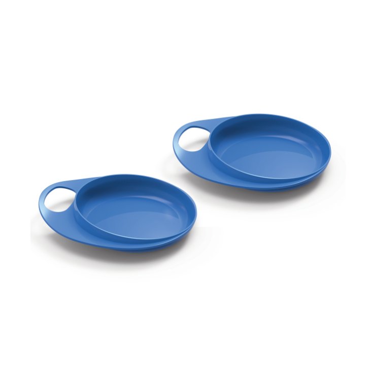 Nuvita Easy Eating Children's Plate Blue Color