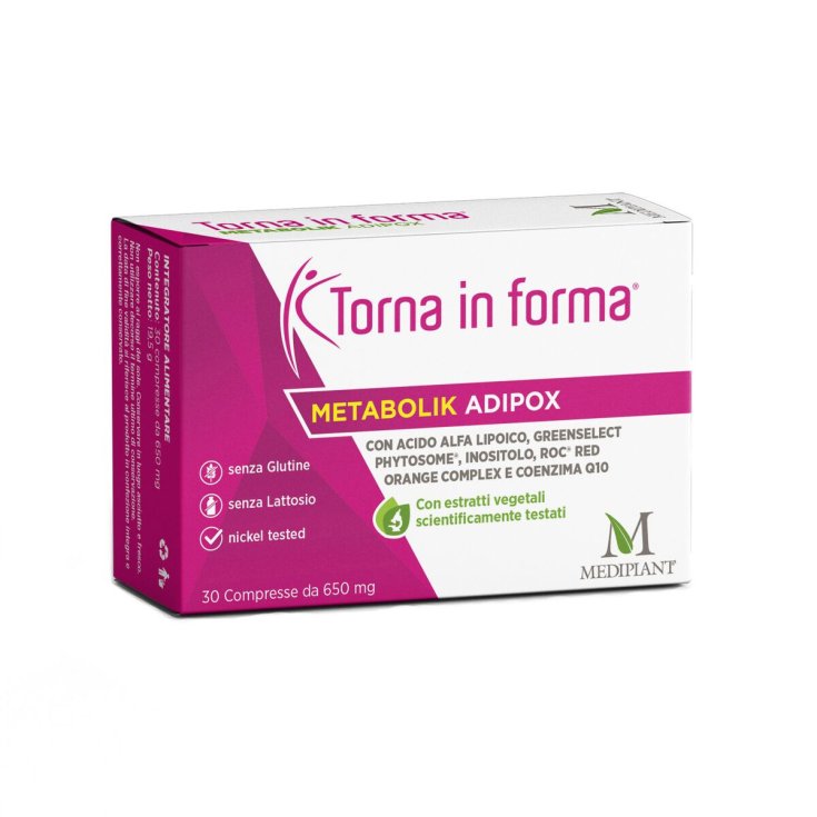 Metabolik Adipox Food Supplement 30 Capsules