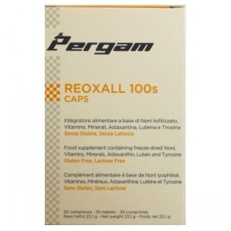 Pergam Reoxall 100s Caps Food Supplement 30 Tablets