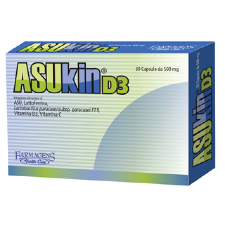Farmagens Asukin D3 Food Supplement 30 Capsules 450mg