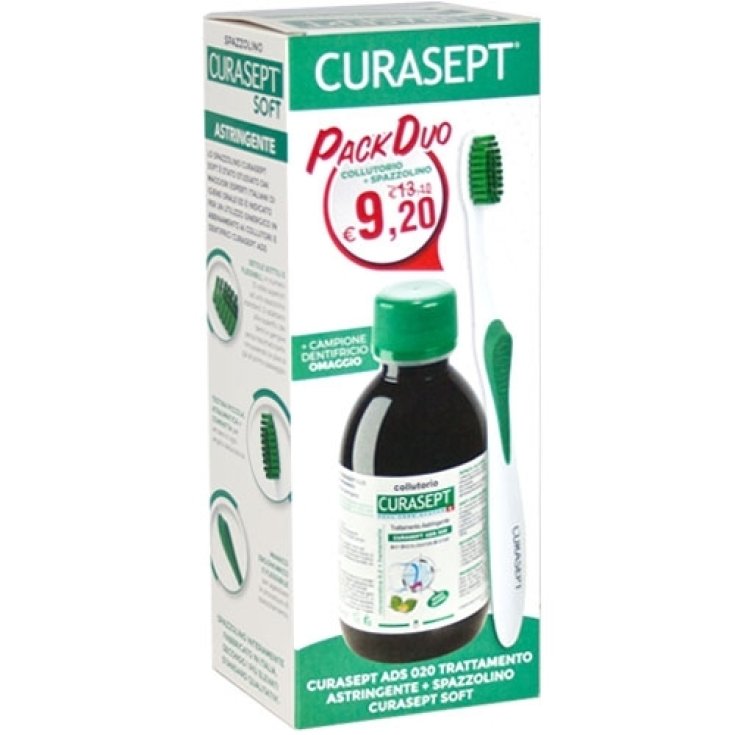 Curasept Ads 0,20 Mouthwash Astringent Treatment 200ml + Toothbrush