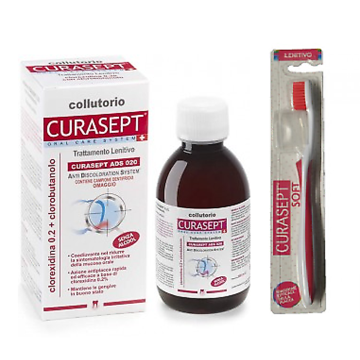 Curasept Ads 0,20 Soothing Treatment + Soft Toothbrush 200ml