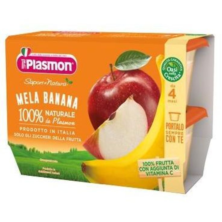 Plasmon Homogenized Apple Banana 6x104g