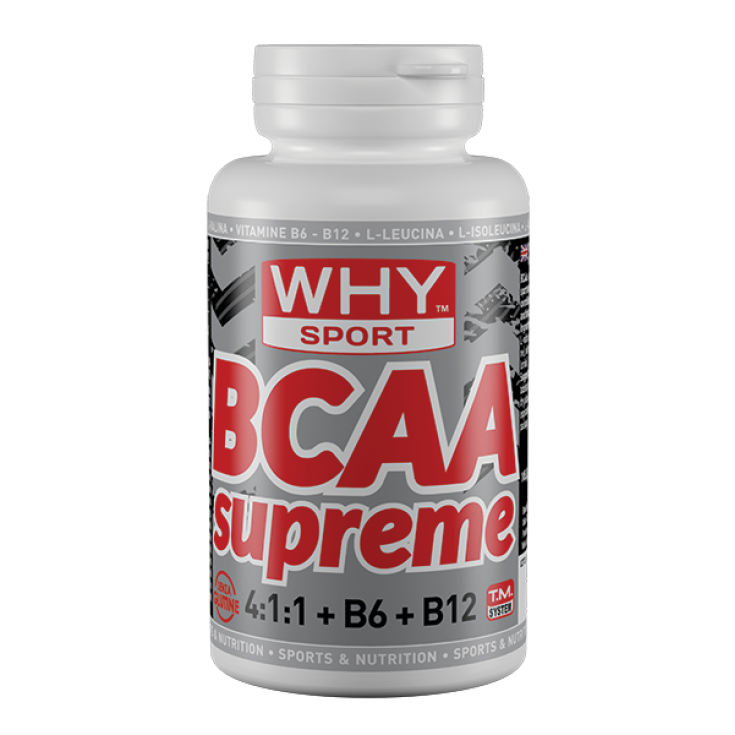 Why Sport Bcaa Supreme 4: 1: 1 + B6 + B12 Food Supplement 200 Tablets