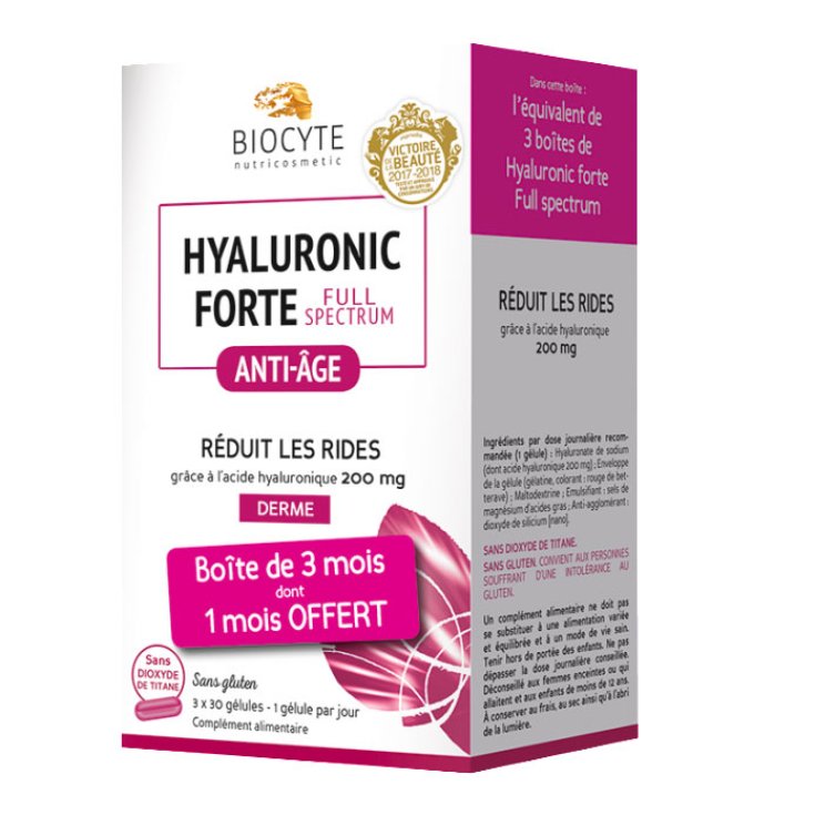 Biocyte Pack Hyaluronic Forte Full Spectrum 90 Capsules