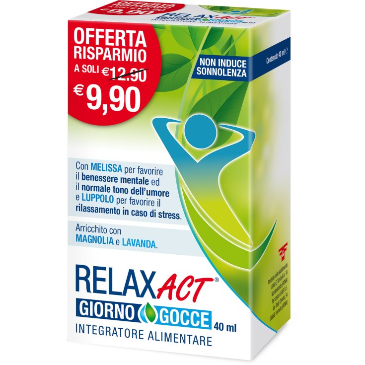 F&F Relax Act Day Drops Food Supplement 40ml
