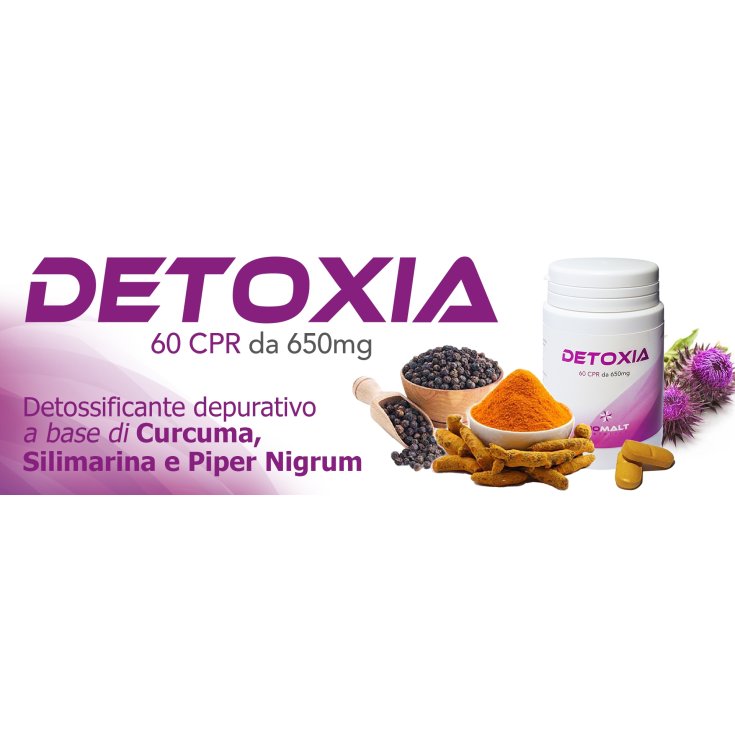 Kuratek Detoxia 650mg Food Supplement 60 Tablets
