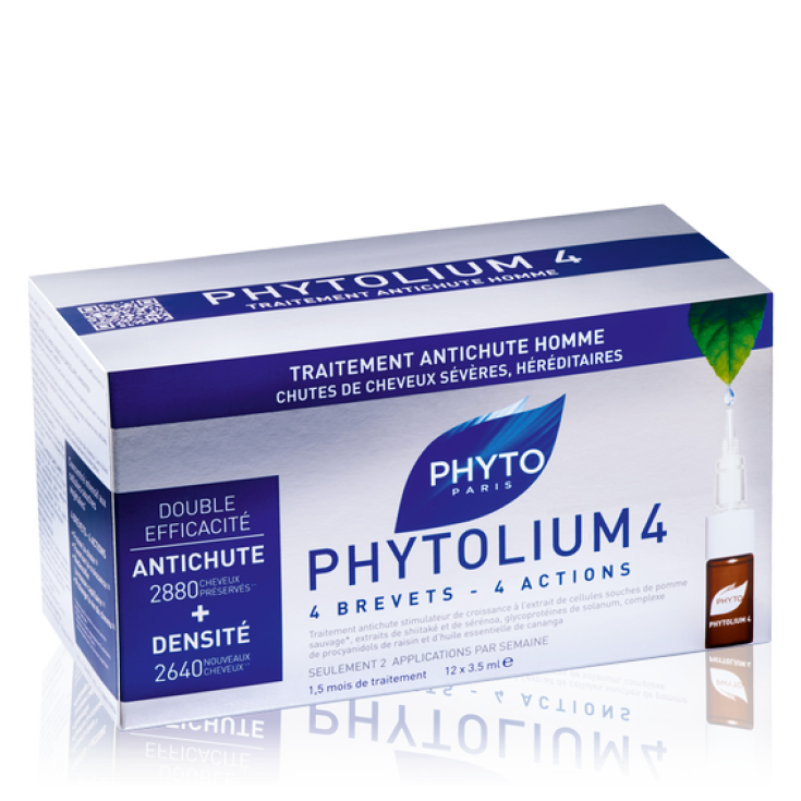 Phytolium 4 Vials Anti-Hair Loss Treatment for Men 12x3,5ml
