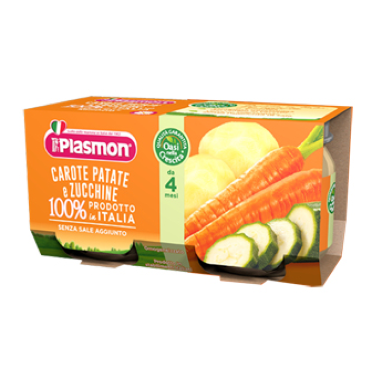Homogenized Plasmon With Carrots, Potatoes And Zucchini 4x80g