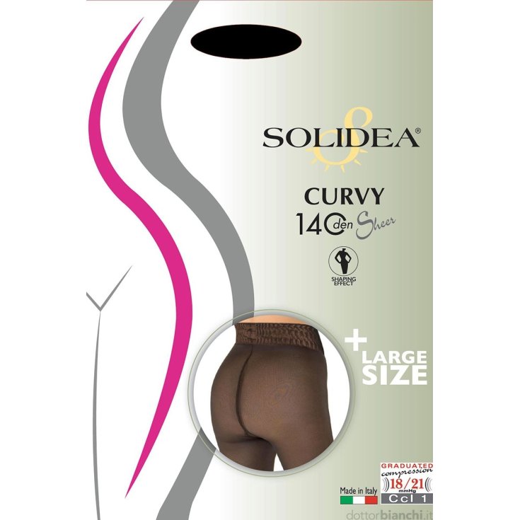 Solidea Curvy 140 Sheer Color Camel Size 4 L-Xl 1 Pair