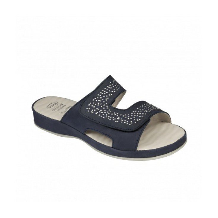 Dr Scholl Clotilde Nubw Slipper Color Navy Blue Size 41