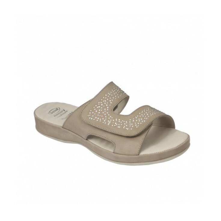 Dr. Scholl Clotilde Nubw Slipper Taupe Color Size 37