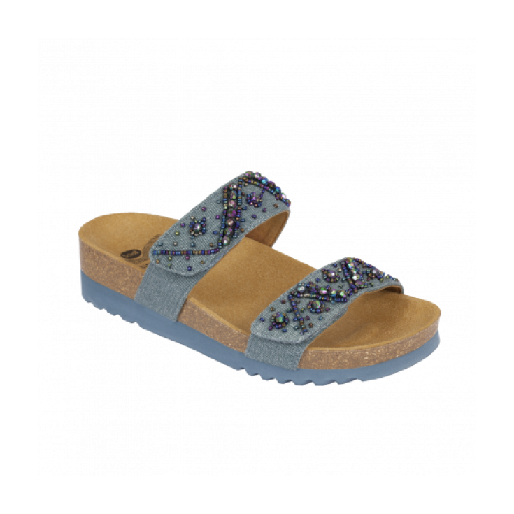 Scholl Zafirah Canvas Shoe + Beads Denim Color Number 35