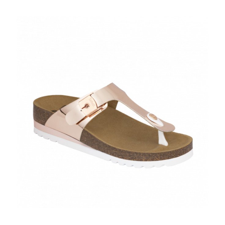 Dr Scholl Glam SS 1 Woman Flip Flops Bronze Color Size 35
